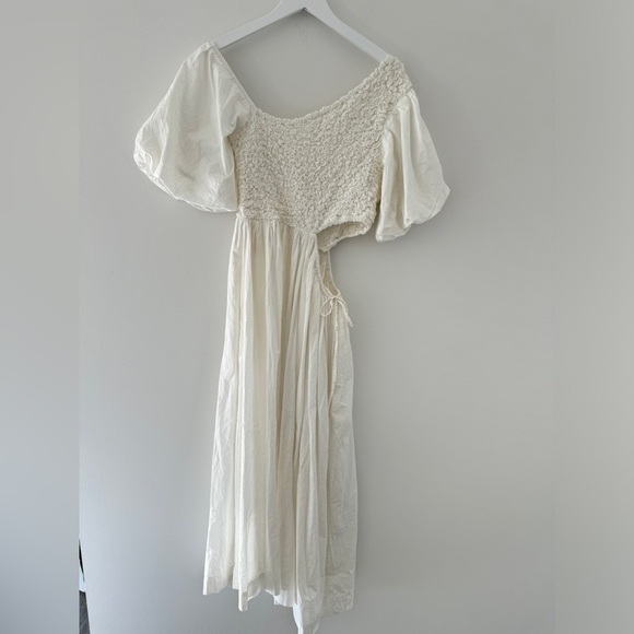 FREE PEOPLE Kalina White Midi Dress S - Picture 7 of 10